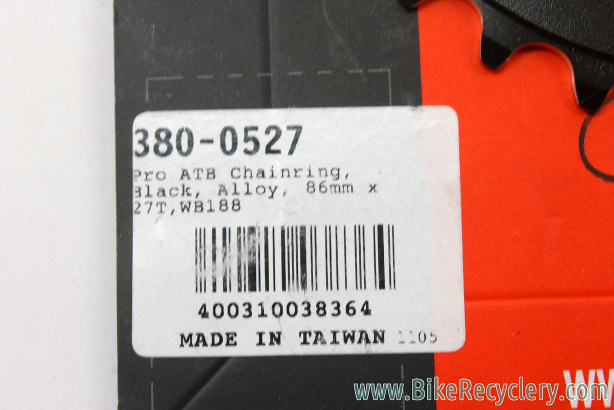 FSA 3-Bolt 86mm BCD Chainring: 27t: For Afterburner, SL-K Light 386 (new)