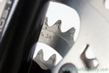 1980's Cook Brothers CBR Dog Bone Crankset: Black, 171mm, 110/74mm, RARE & NEAR MINT