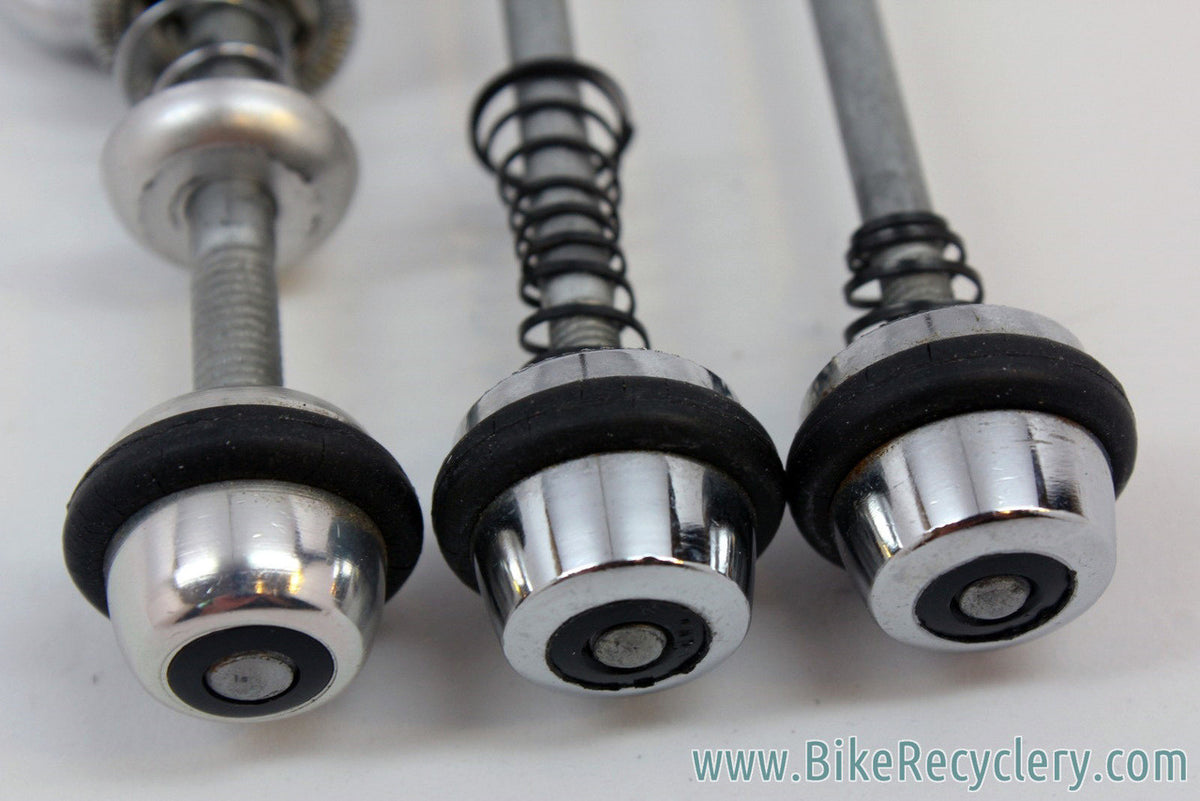 NOS Shimano XT M730 QR Skewer Set: Wheels & Seatpost Binder (Take-Off)