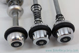 NOS Shimano XT M730 QR Skewer Set: Wheels & Seatpost Binder (Take-Off)