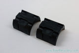NOS Weyless Water Bottle Cage: Clamp On Mount, Black/White, RARE