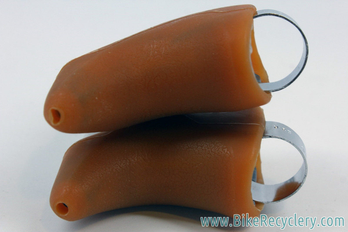 NIB/NOS Suntour Superbe Brake Levers: Dual Slotted CB-3200, Tan Hoods