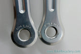 NOS 1968-1972 Campagnolo Nuovo Record Crank Arms: 180mm, Dust Caps (take-off)