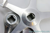 NOS 1968-1972 Campagnolo Nuovo Record Crank Arms: 180mm, Dust Caps (take-off)