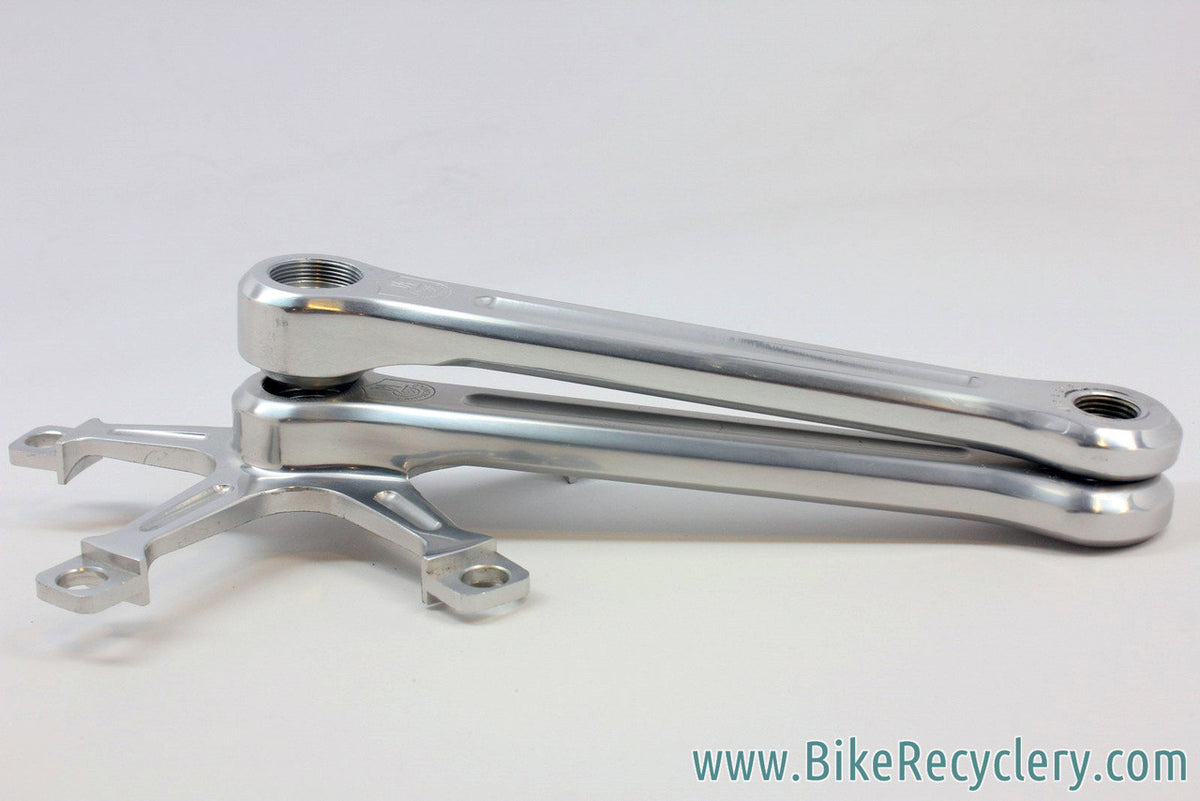 NOS 1968-1972 Campagnolo Nuovo Record Crank Arms: 180mm, Dust Caps (take-off)
