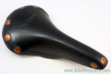Vintage Brooks Professional Special: Pre-Softened, 1980's, Large Copper Rivet, Black Leather