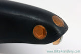 Vintage Brooks Professional Special: Pre-Softened, 1980's, Large Copper Rivet, Black Leather