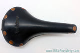 Vintage Brooks Professional Special: Pre-Softened, 1980's, Large Copper Rivet, Black Leather