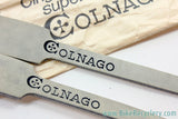 NIB/NOS Colnago Toe Straps! White, 1980's, Alfredo BInda Made, RARE