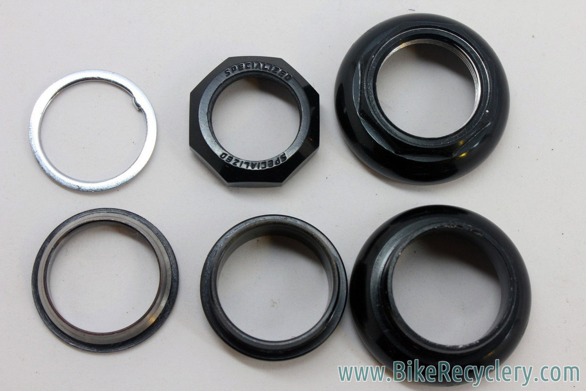 Vintage Specialized Headset: 1" Threaded, Black (No Bearings)