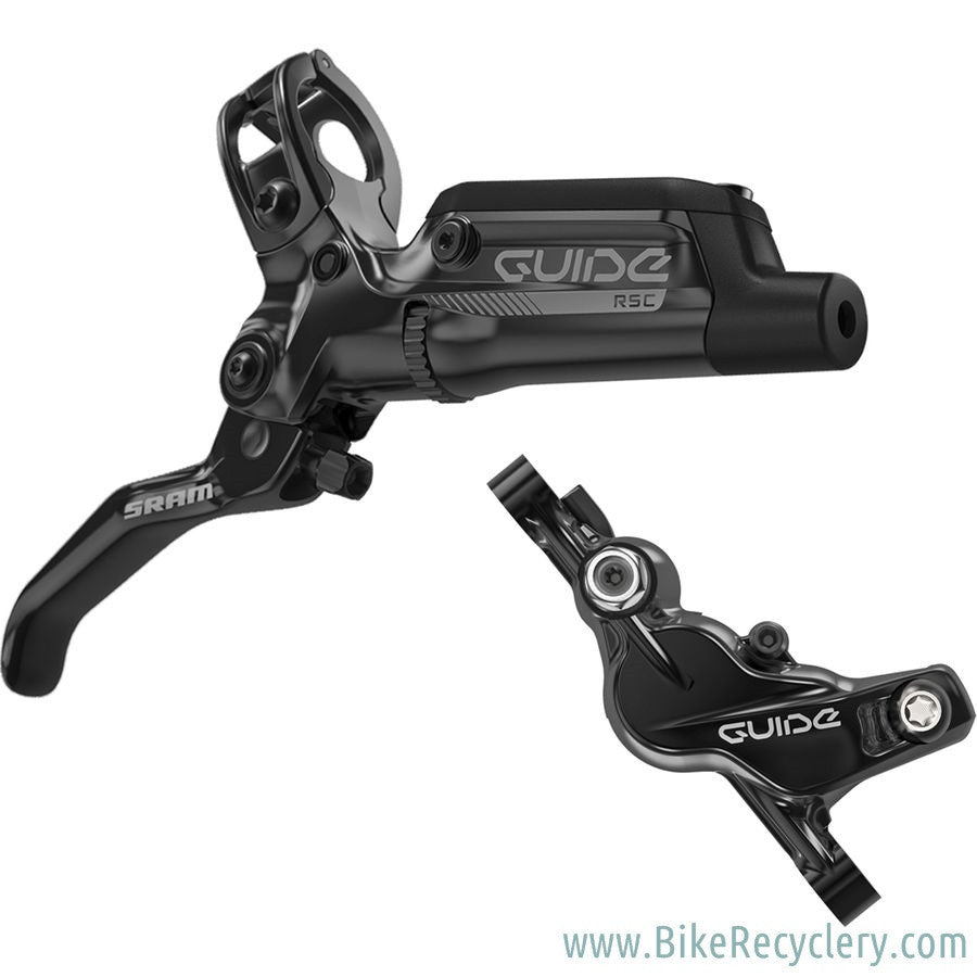 SRAM Guide RSC 4-Piston Disc Brakeset: Black, Front & Rear, Pre-Bled, Retail Packaging NEW