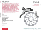 SRAM Guide RSC 4-Piston Disc Brakeset: Silver, Front & Rear, Pre-Bled, Retail Packaging NEW