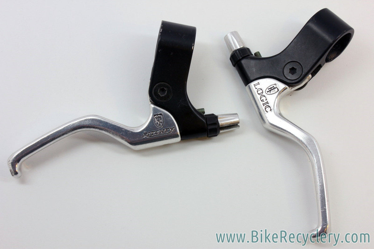Vintage Ritchey Logic Brake Levers: Cantilever, Black/Silver, Near Mint