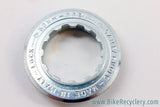 NOS Campagnolo Steel Cassette Lockring: 29mm Threads, 38.5mm O.D. For 12t / 13t / 14t First Cog