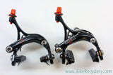 NEW Campagnolo Centaur Brakeset: Black & Red, Dual Pivot (2012 model)