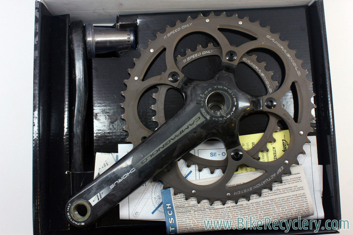 NEW Campagnolo Chorus CT UT Carbon Crankset: Compact 50/34T, 172.5mm, 11 Speed