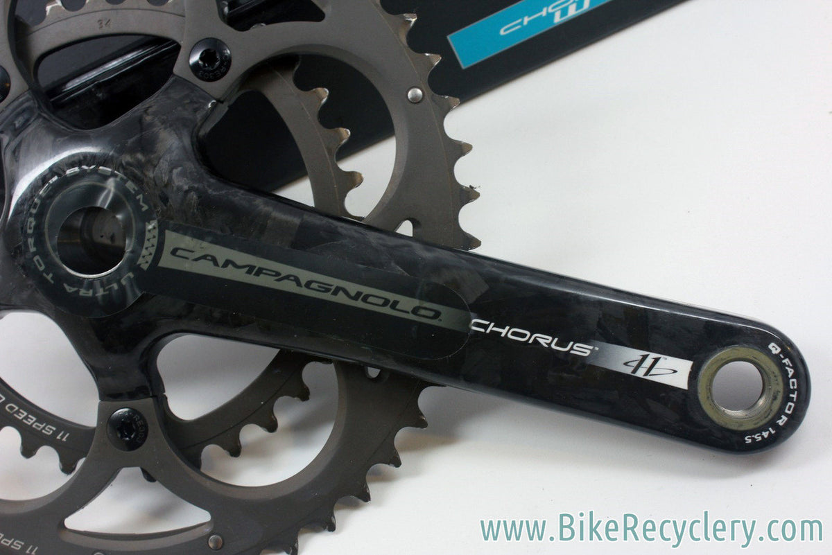 NEW Campagnolo Chorus CT UT Carbon Crankset: Compact 50/34T, 172.5mm, 11 Speed