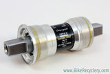 NOS Campagnolo Record Pista Carbon Square Taper Bottom Bracket: 111mm x 68mm English