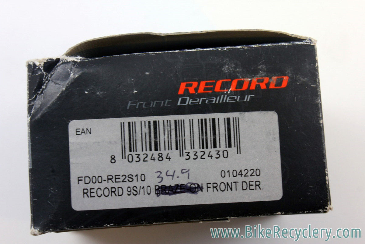 NIB/NOS Campagnolo Record 9 Speed Front Derailleur: 34.9mm Silver