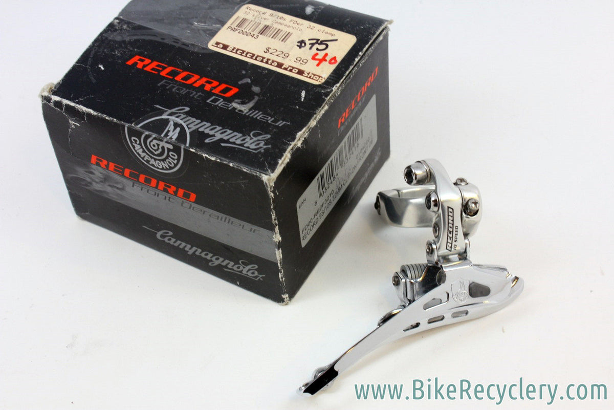 NIB/NOS Campagnolo Record 10 Speed Front Derailleur: 31.8mm Silver