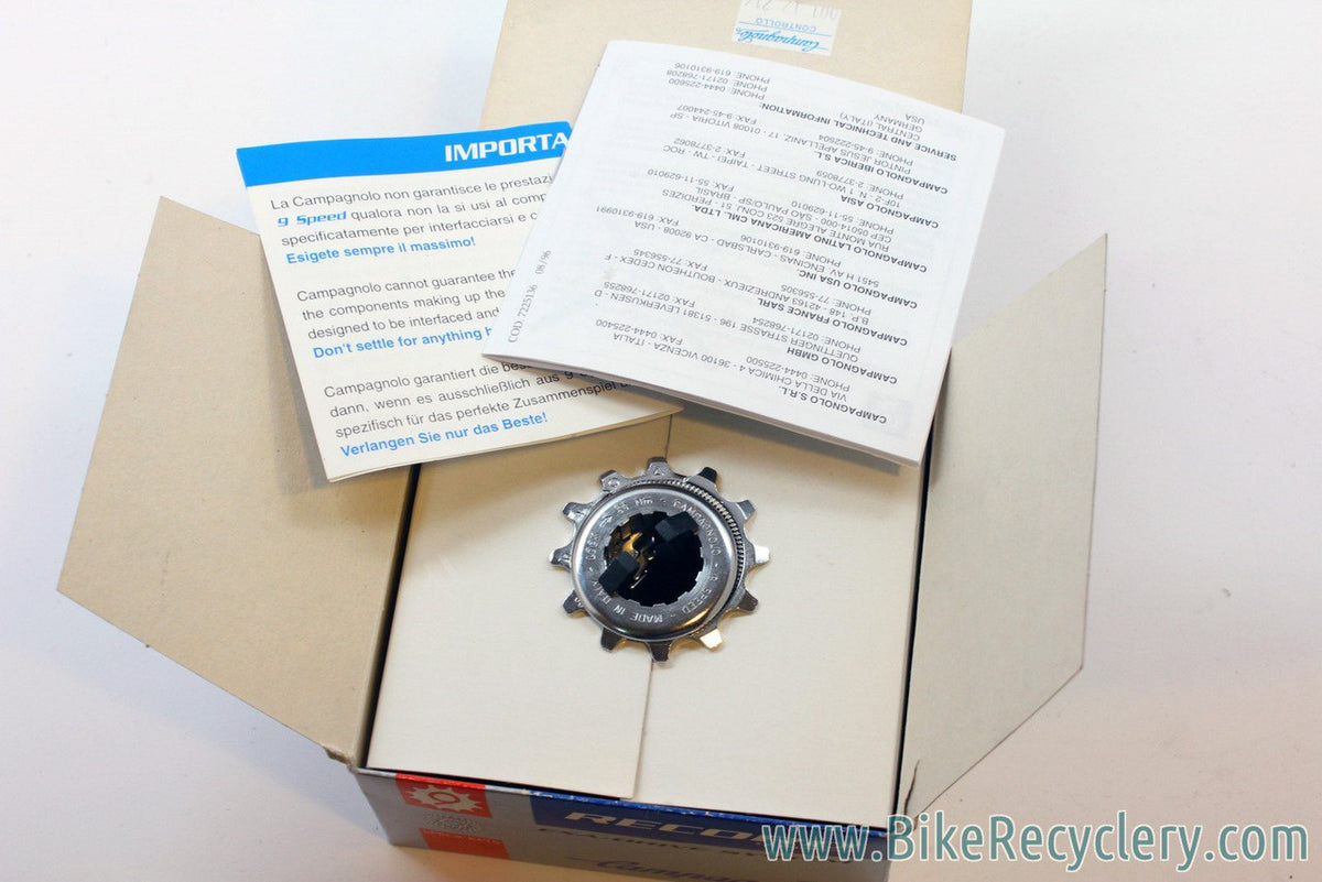 NIB/NOS Campagnolo Record 9 Speed Cassette: Exa-Drive - 12-21T - CS99-RE0836