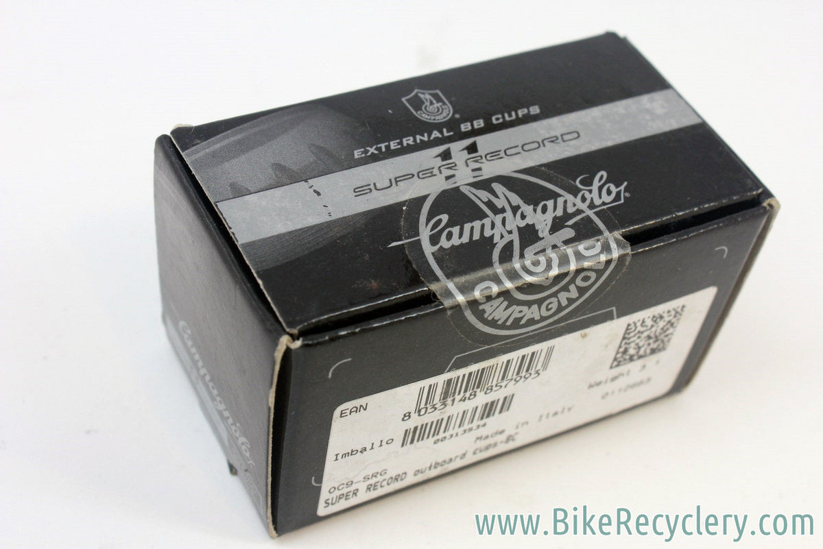 Campagnolo Super Record 11sp Ultra-Torque Outboard Bearing Cups: OC9-SRG, BC (British) NEW