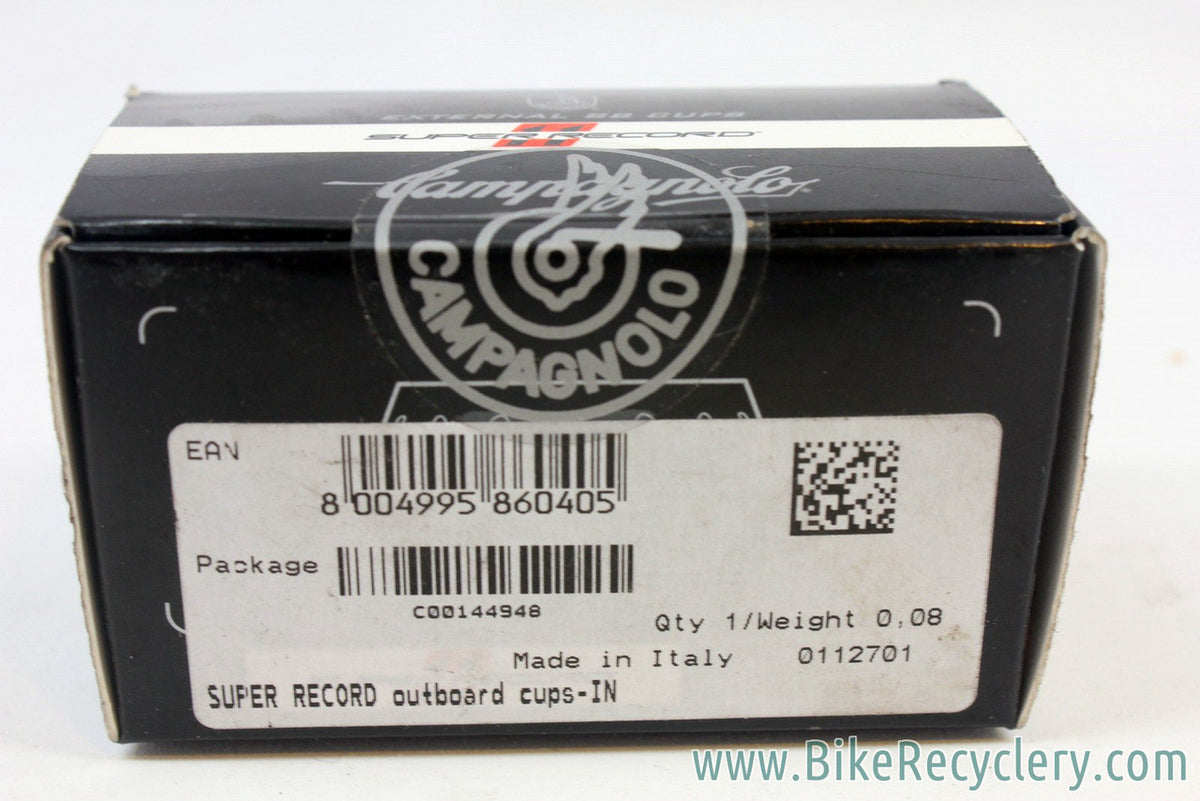 Campagnolo Super Record 11sp Ultra-Torque Outboard Bearing Cups: IN (Italian) NEW