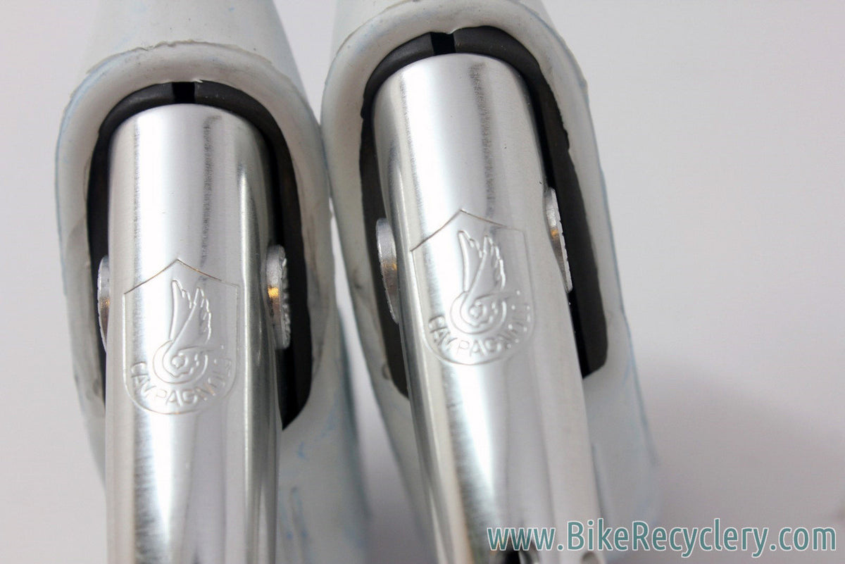 NOS Campagnolo Victory Drilled Brake Levers: White Hoods, Perfect