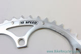 NOS Campagnolo 10 Speed Chainring: 53T, 135mm, Silver/Polished