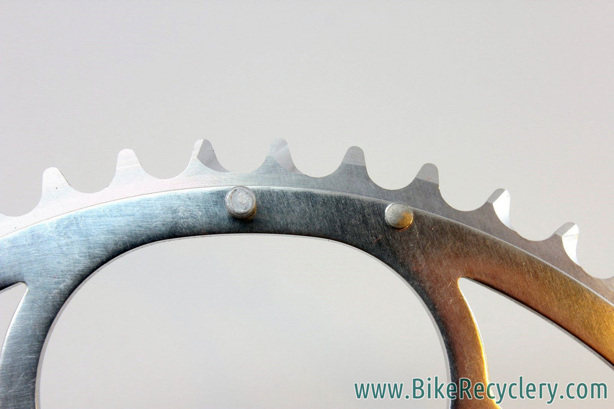 NOS Campagnolo 10 Speed Chainring: 53T, 135mm, Silver/Polished