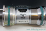 NIB/NOS Shimano Ultegra Octalink Bottom Bracket: 109.5mm x 70mm Italian
