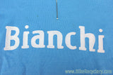 Bianchi Wool Trainer / Apres Sweater: Blue - Vintage Styled  - XL to XXL US