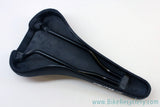 NIB/NOS 1991 Selle Italia Turbo SL / SLG Saddle: Alloy Rails - Black Buffalo Leather RARE!