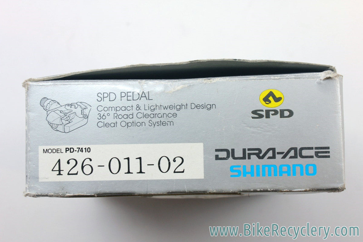 Shimano Dura Ace SPD Pedals: PD-7410, Two Sets of Cleats