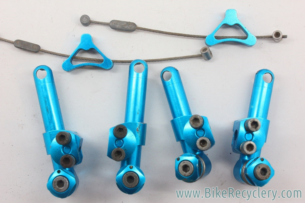 Avid Tri Align Cantilever Brakeset: Long/Short, Tri Dangle, TURQUOISE