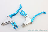 Avid SD Ultimate Brake Levers: Turquoise & Silver Anodized 1990's NM