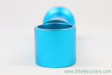 Ringle Zooka Threadless Stem: 1 1/8", 135mm x 25.4mm TURQUOISE, EXC+