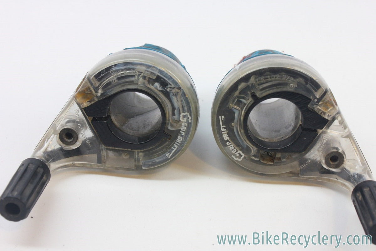 Gripshifter X-Ray Shifters: 8 Speed, 8x3, SRT 800X-81 TURQUOISE