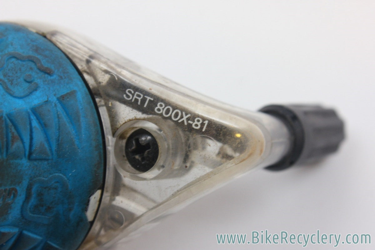 Gripshifter X-Ray Shifters: 8 Speed, 8x3, SRT 800X-81 TURQUOISE