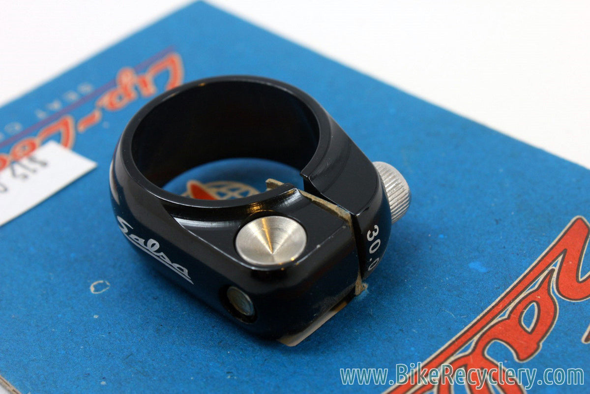 NEW Salsa Lip Lock Seatpost Collar: Black, 30.0mm