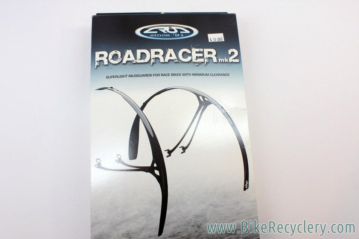NEW Crud Roadracer MK2 Racing Road Bike Fenders: Full Coverage, 23-25mm Tires, Pair (F/R)