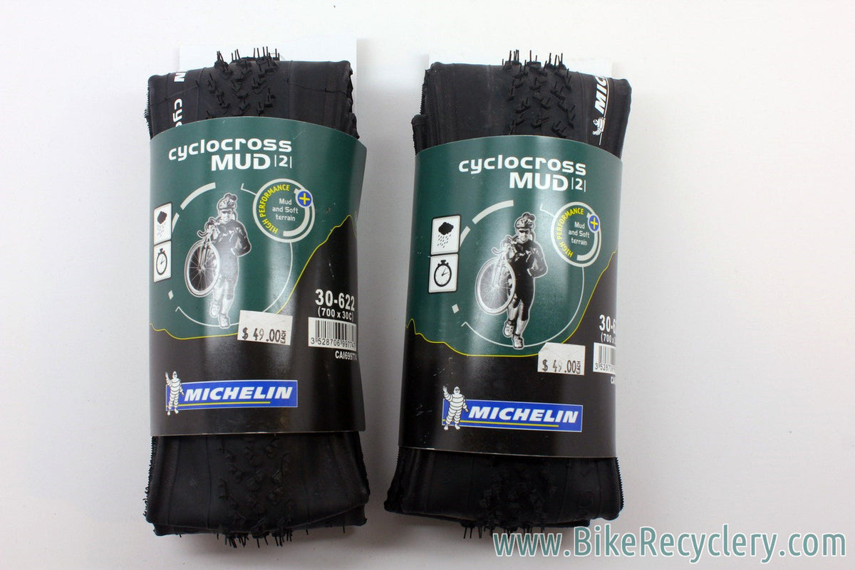 NEW Michelin Mud 2 Cyclocross Tires (Pair): 700x30c