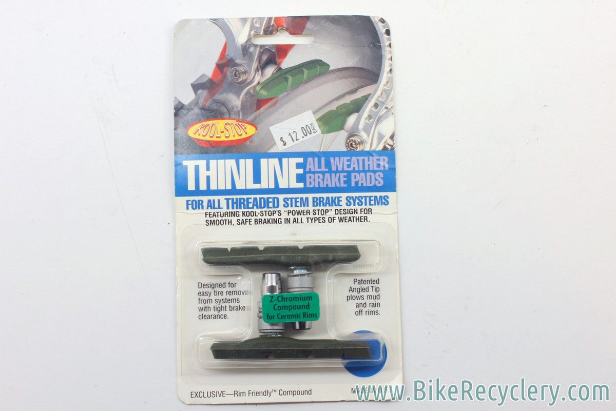 Kool Stop Thinline V-Brake Pads: Ceramic Rim, NEW (pair)