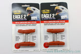 Kool Stop Eagle 2 Salmon Cantilever Brake Pads: Black (two pairs)