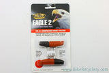 Kool Stop Eagle 2 Dual Compound Salmon/Black Cantilever Brake Pads: Black (two pairs)