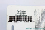 Kool Stop Supra 2 Salmon Cantilever Brake Pads: Black (two pairs)