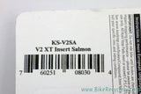 Kool Stop V-Type Salmon V-Brake Pad Inserts for XT Cartridges: Salmon (two pairs)