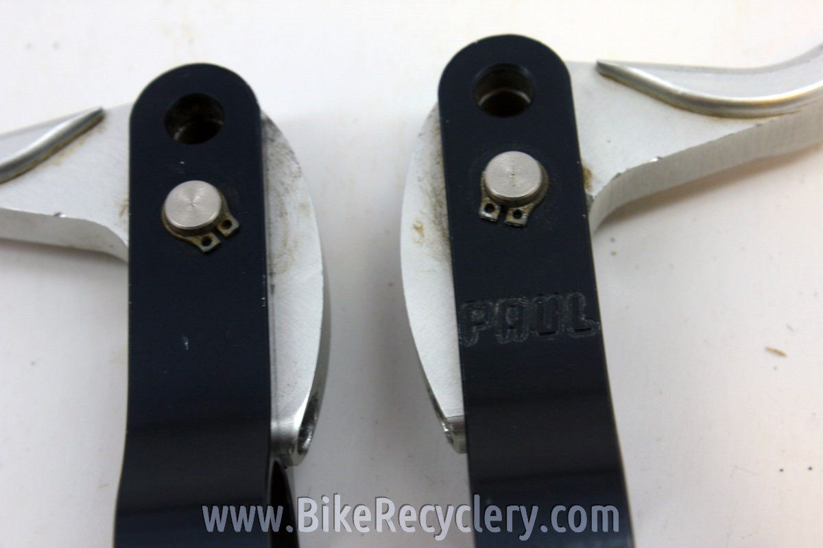 Paul Cross Brake Levers: Black/Silver