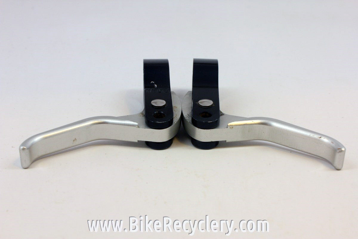 Paul Cross Brake Levers: Black/Silver