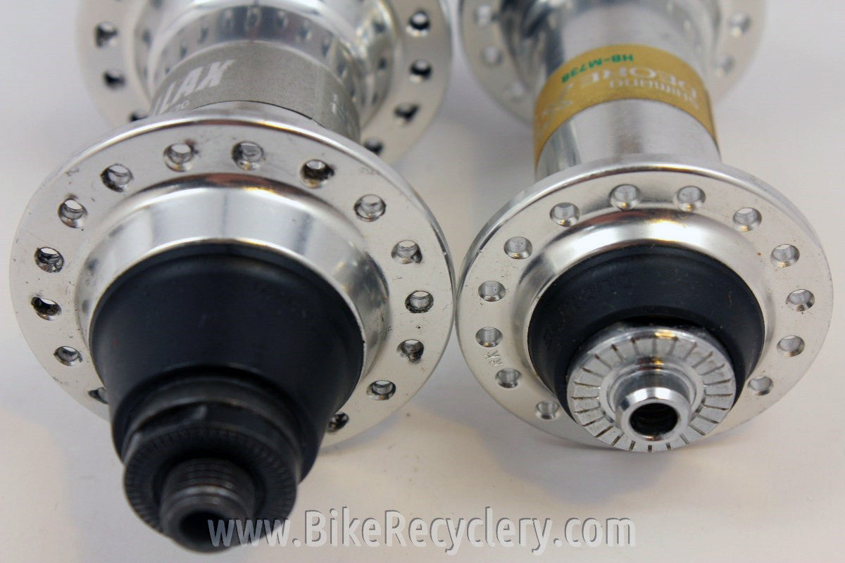 NOS Shimano XT parallax Hubset: HB-M738 28H, FH-M737 36H, 8/9 Speed